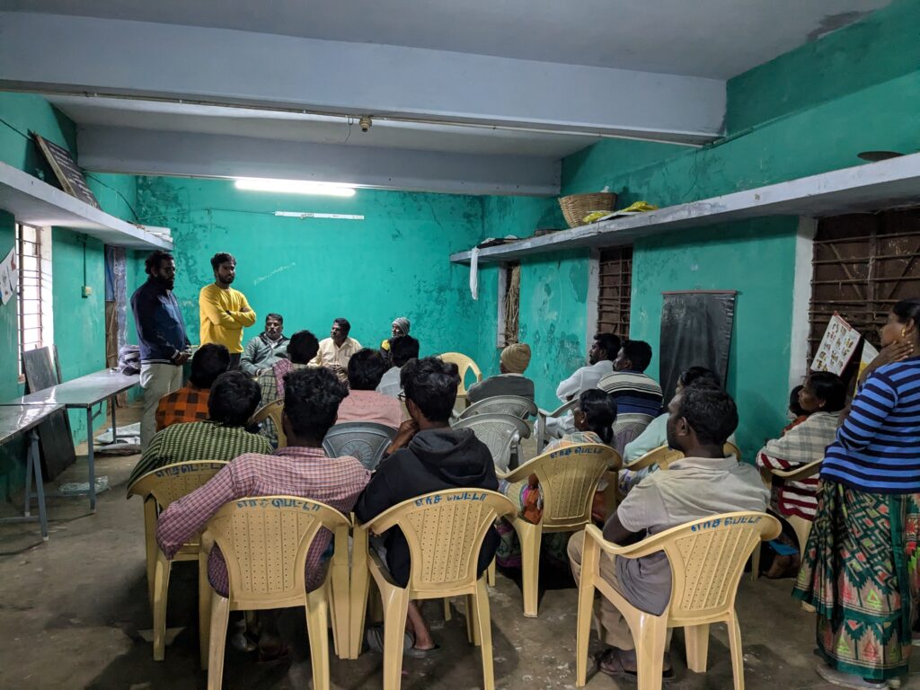 community consultation meeting at erasbatta