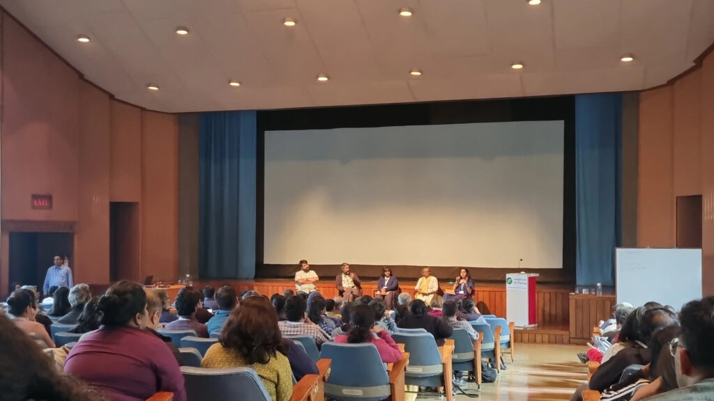 Dr. Anita Varghese in a panel discussion on 'Forms that restoration takes'