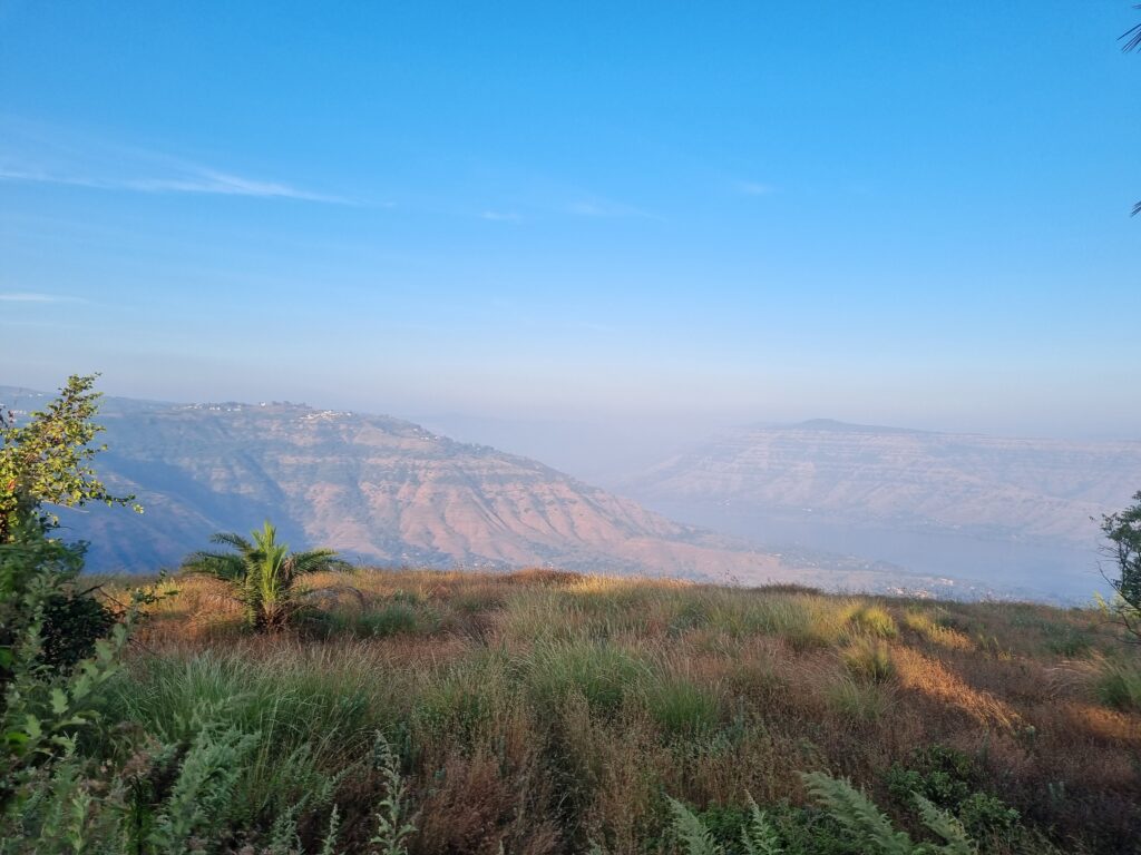 View of tablelands of Panchgani