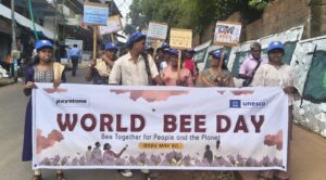 Bee day awarness ralley mananthavady town pc Saneesh (1)