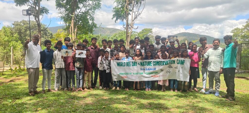 Bee day celibration and conservation camp Hasanur Photo Mahadesh(1)