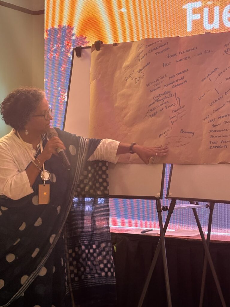 Anita Varghese presenting for the group work